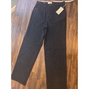 Universal Threads Black Highest Rise Straight Comfort Stretch Jeans Women’s 4